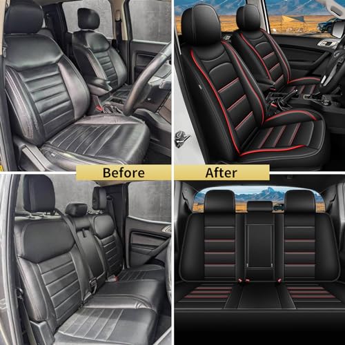 Custom Fit for Ford Ranger Seat Covers 2026 2025 (5 Count)