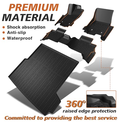Floor Mats &Trunk Mat for 2025+ Toyota 4Runner Hybrid