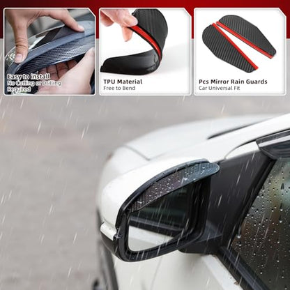 4pcs in Channel Window Rain Guards for Mazda CX (4 Count)
