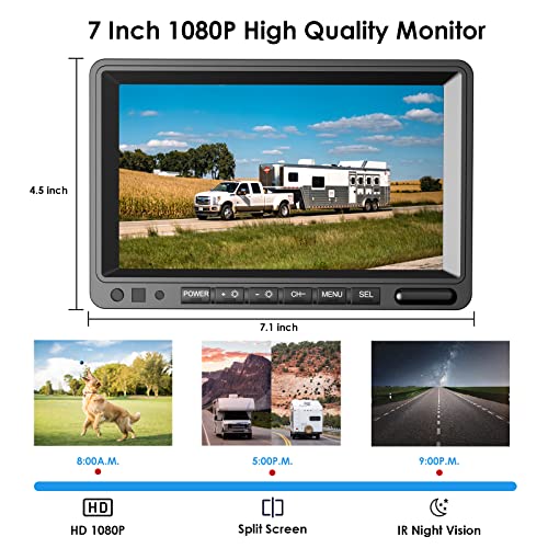 Digital Wireless Backup Camera System Kit