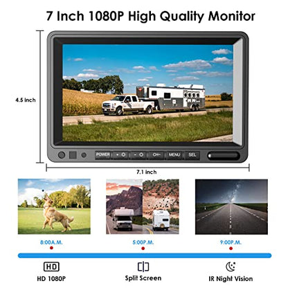 Digital Wireless Backup Camera System Kit
