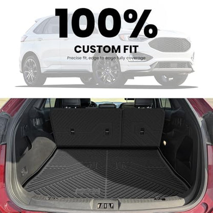 Floor Mats&Cargo Backrest Mat for Ford Edge 2015