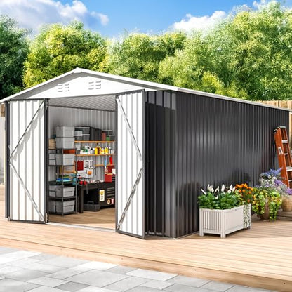 10x14 FT Outdoor Storage Shed for Backyard