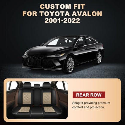 2 Front Car Seat Covers for Toyota Avalon 2001