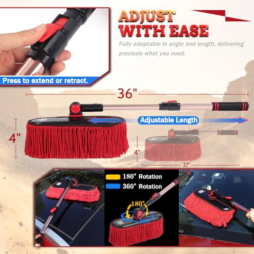 Exterior Car Duster & Brush Kit