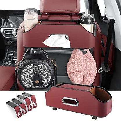 Car Back Seat Organizer with 2 Cup Holders (22.9281 Ounce)
