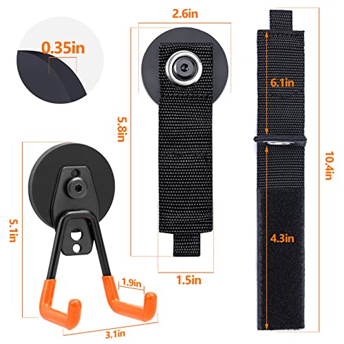 4Pcs Strong Magnetic Hook