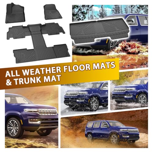 Floor Mats Cargo Liner for Jeep Wagoneer 2022