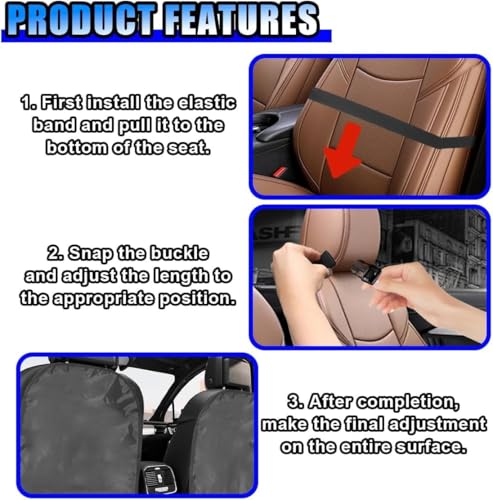 Large Car Seat Back Protectors 2 Pack