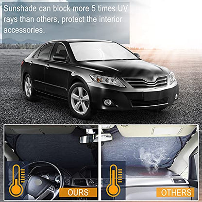 Windshield Sun Shades Custom Fit for Toyota Camry 2007