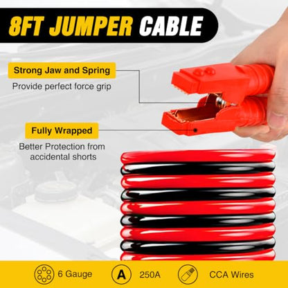 Car Roadside Emergency Kit with Jumper Cables Car Repair Tool Set