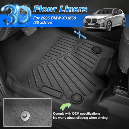 Floor Mats for 2025 2026 BMW X3 M50
