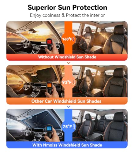Vinyl Coating Heat Shield] Windshield Sun Shade Umbrella Custom for Kia Seltos