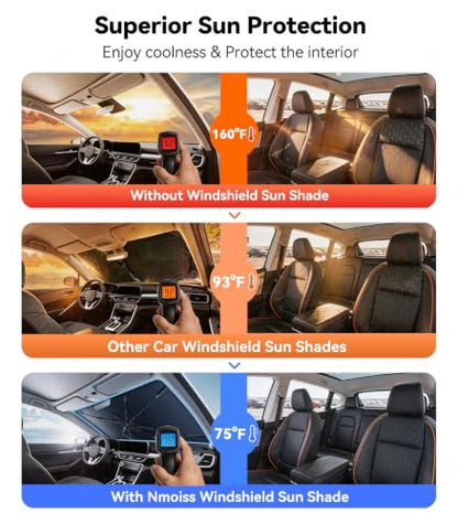 Vinyl Coating Heat Shield] Windshield Sun Shade Umbrella Custom for Kia Seltos