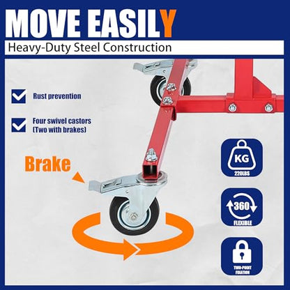 Adjustable Car Door Installer and Remover Jack Lift Hoist w