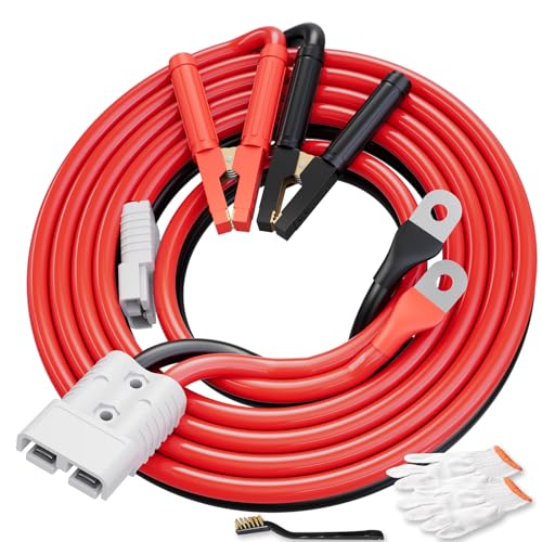 0G 25 FT Heavy Duty Jumper Cables