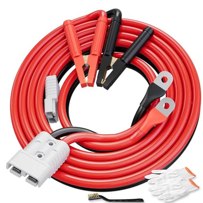 0G 25 FT Heavy Duty Jumper Cables
