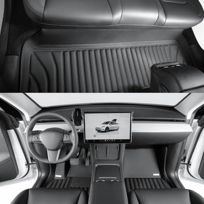 3PCS Extreme Coverage Floor Mats for Tesla Model Y