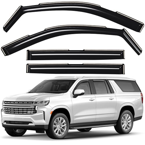Window Deflectors Smoke Tinted in (4 Count)