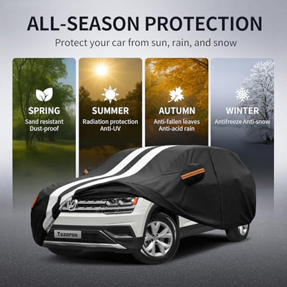 Multi Layer Car Cover Custom Fit for VW Volkswagen Atlas