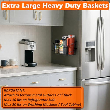 Heavy Duty Magnetic Basket (2 Count)