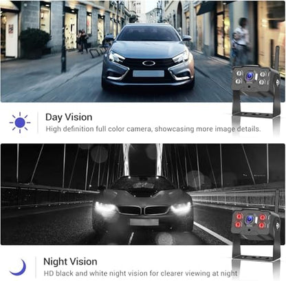7 Inch Wireless Backup Camera Trucks IP68 Waterproof