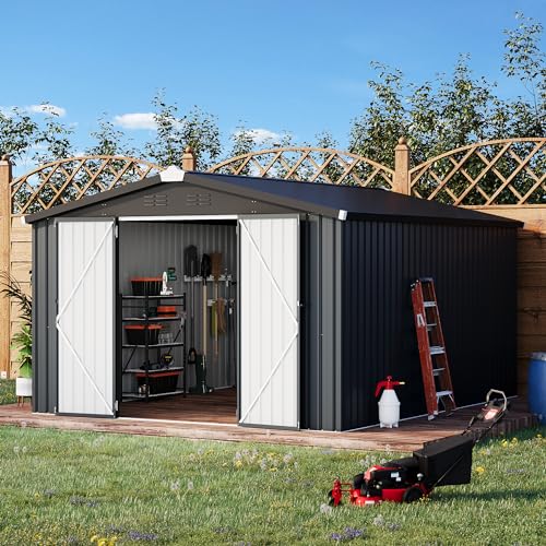 10' x 14' Metal Outdoor Storage Shed