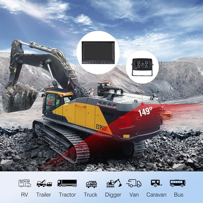 7 inch AHD1080P Wired RV Backup Camera System