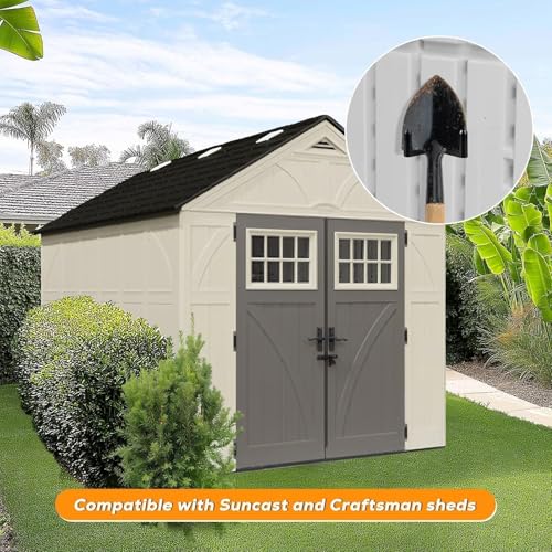 9 Pack Storage Shed Hooks Compatible with Suncast (9 Count)