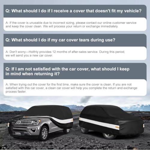 10 Layers SUV Car Cover Custom Fit for Ford Expedition Max