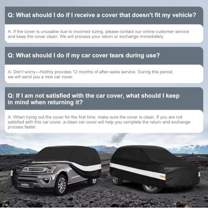 10 Layers SUV Car Cover Custom Fit for Ford Expedition Max