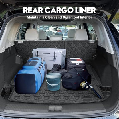 Trunk Cargo Mat for Nissan Rogue 2021 (4 Count)