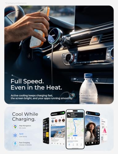 Qi2.2 25W MagSafe Car Mount Charger
