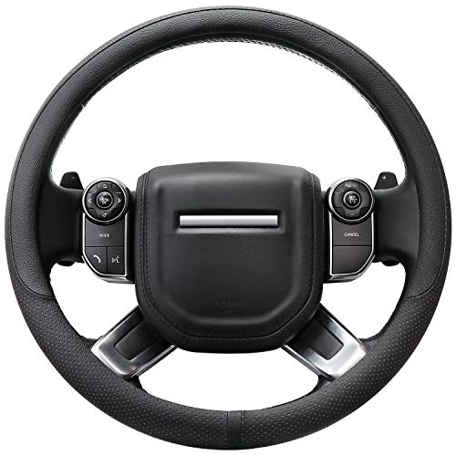 Breathable Car Steering Wheel Cover 16 inch Auto Universal Leather Wrap Non