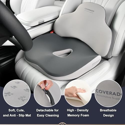 Seat Cushion and Lumbar Support Pillow for Car Office Chair