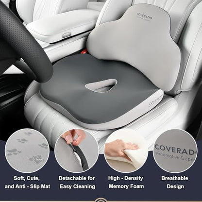 Seat Cushion and Lumbar Support Pillow for Car Office Chair