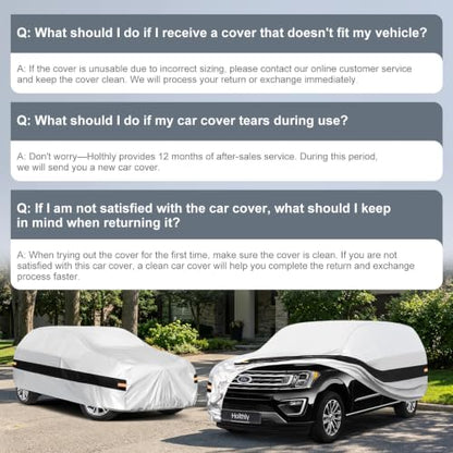 10 Layers SUV Car Cover Custom Fit for Ford Expedition Max