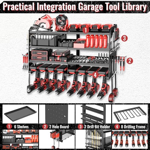 Power Tool Organizer Wall Mount