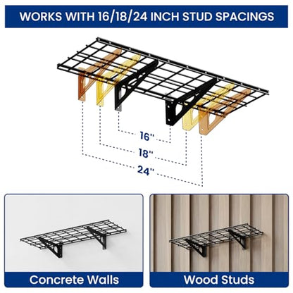 1 Pack 1x3ft Garage Shelving Wall