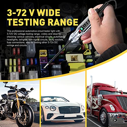 3 72V DC Buzzer Automotive Test Light