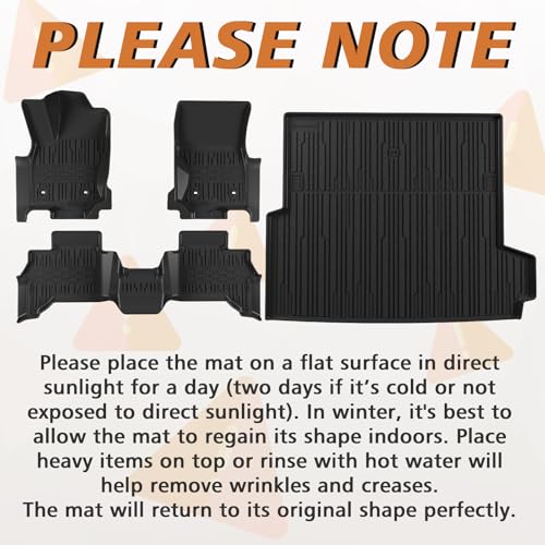 Floor Mats &Trunk Mat for 2025+ Toyota 4Runner Hybrid