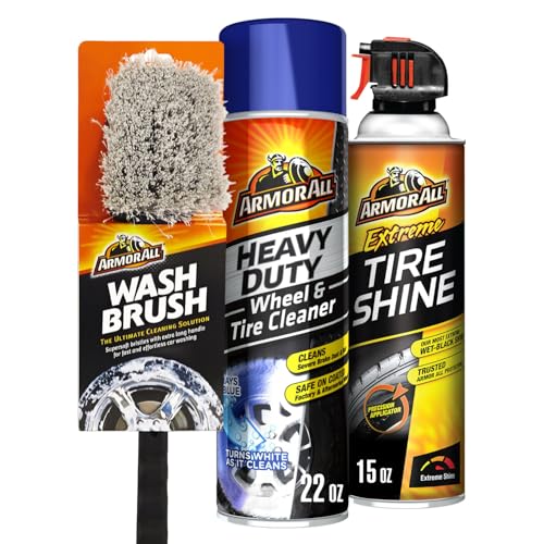 Wheel and Tire Cleaner and Tire Shine Kit (3 Count)