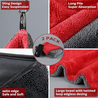 Crystal Clean 1300 GSM Car Drying Towel