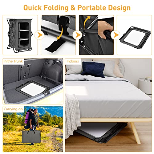 Folding Camping Storage Cabinet