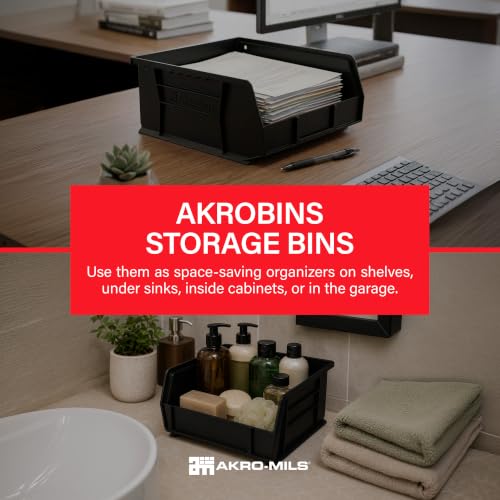 30235 AkroBins Plastic Storage Bins (6 Count)