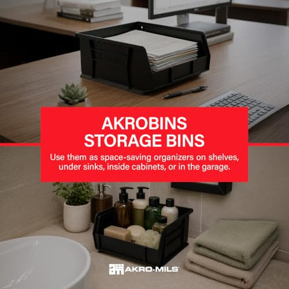 30235 AkroBins Plastic Storage Bins (6 Count)