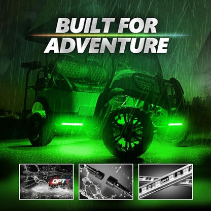 Aura Pro RGB Aluminum Golf Cart Underglow with App & Remote (4 Count)