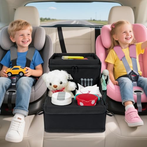 Car Front Seat Organizer with Cup Holder