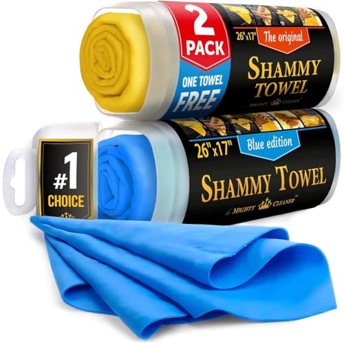 Premium Shammy Cloth for Car Drying (3 Count)