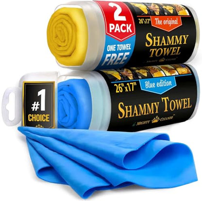 Premium Shammy Cloth for Car Drying (3 Count)